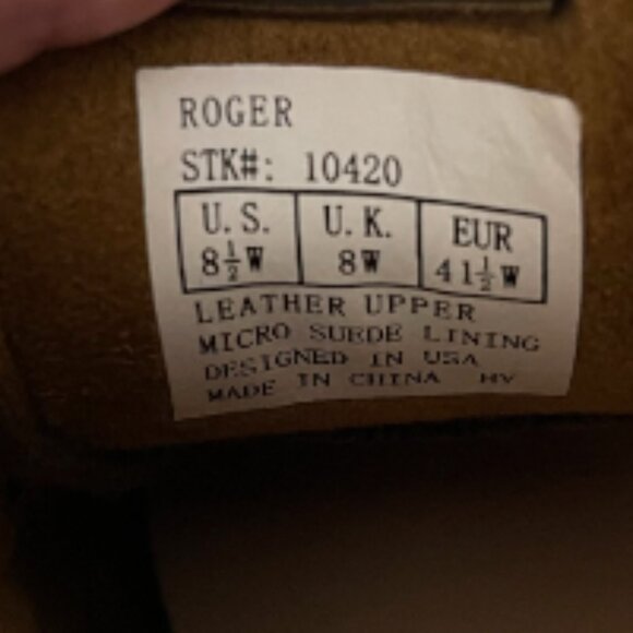 Dr. Comfort Mens 8.5 Roger Brown Leather Podiatric Orthopedic Sneakers NEW - Picture 5 of 5